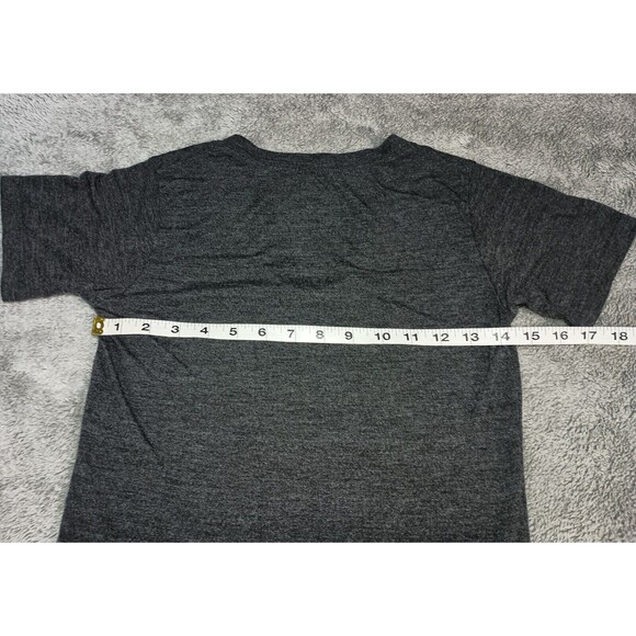 Disney Alice in Wonderland X-Small XS Black “We're All Mad Here” V-neck T-shirt - Picture 6 of 12